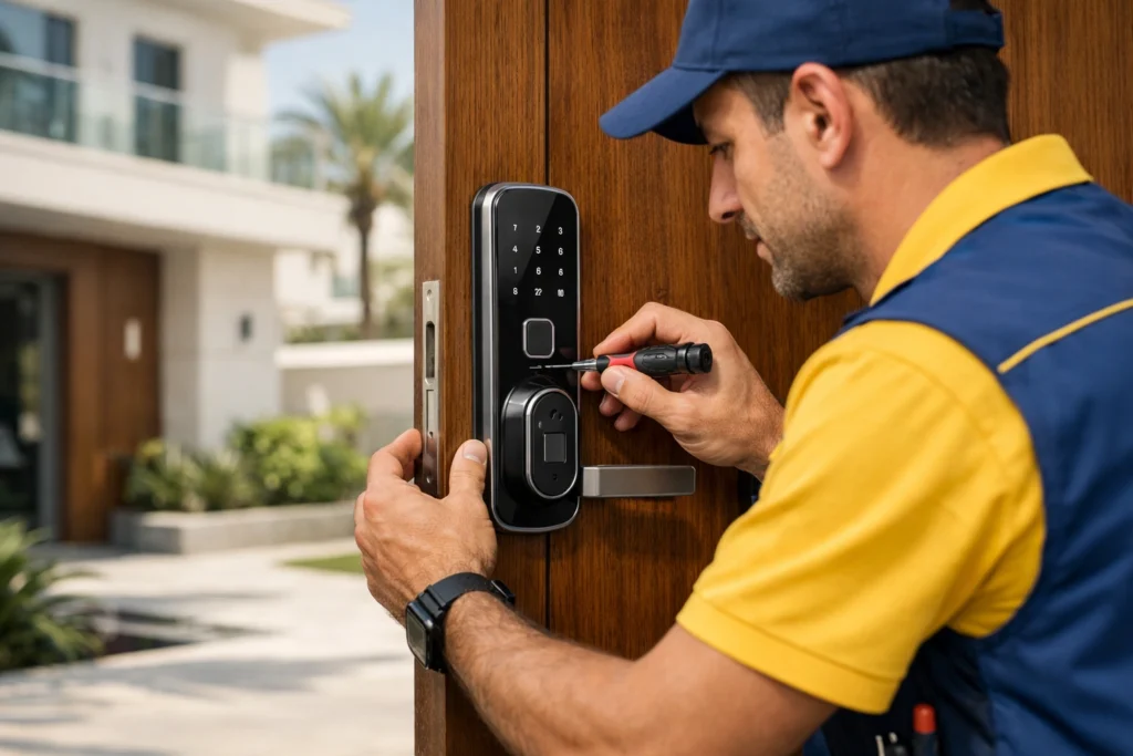 Advanced Smart Door Lock Installation 